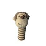 14cm Keeleco Baby Marcel Monkey Stick Rattle